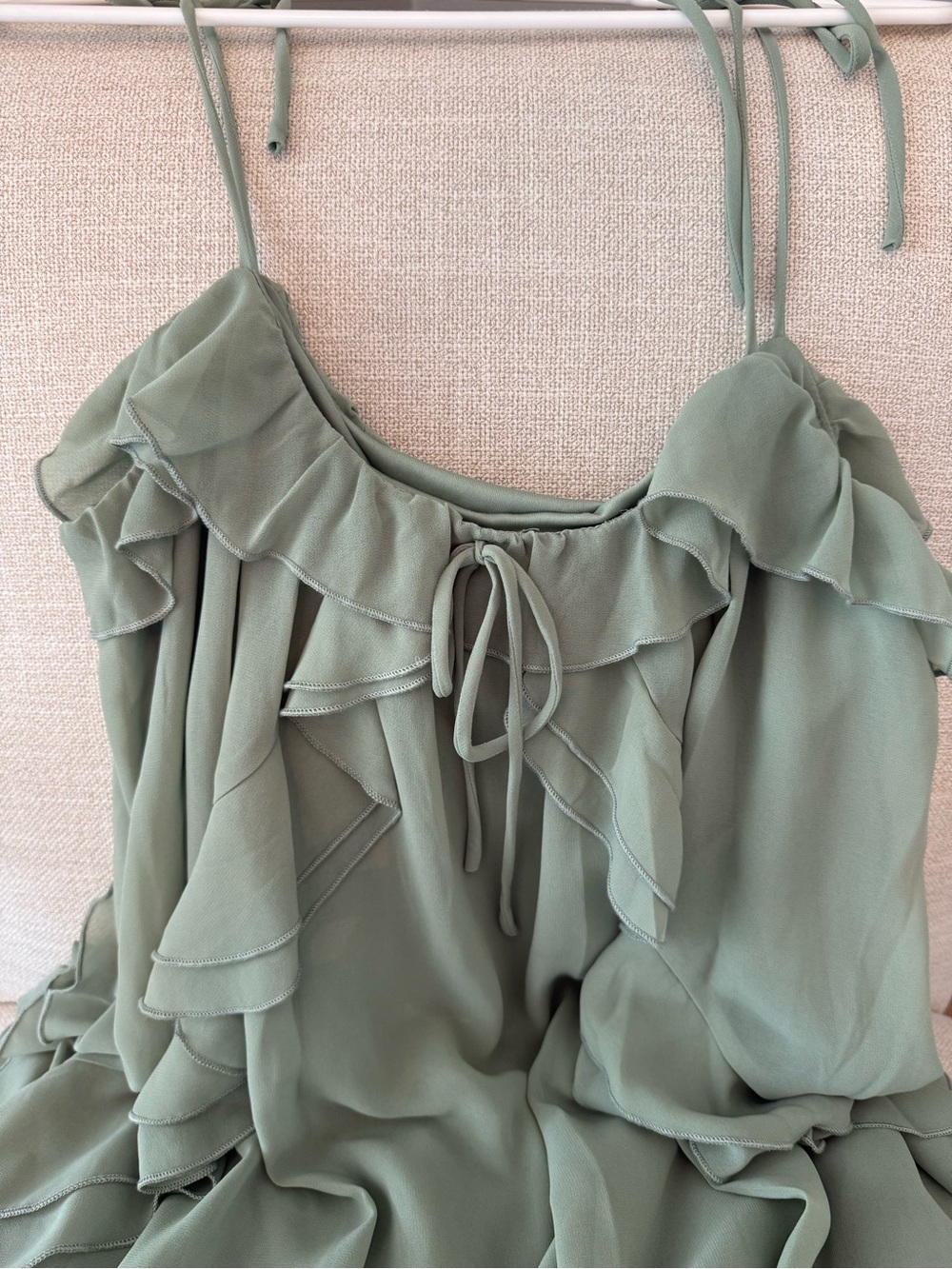 Wild Fable Boho Ruffle Mini Dress - Picture 2 of 6